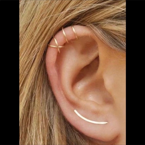 💸FINAL PRICE DROP💕NIB Handmade Criss Cross Faux Cuff💕 - Picture 3 of 14